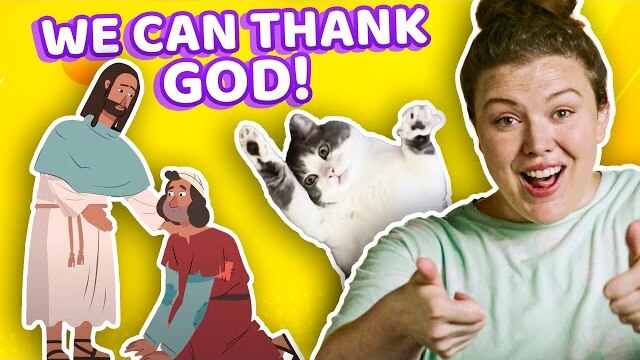 We can thank God! | Jesus and the 10 Lepers | Kids' Club Younger